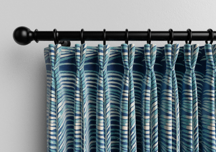 Melody Velvet, Blue Lagoon - Made to Measure Curtains - Image 10